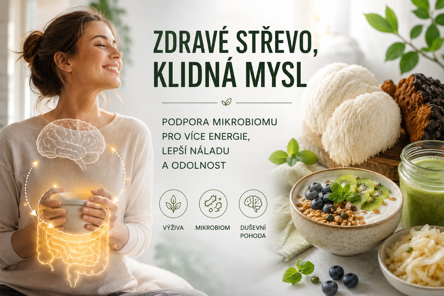 Mikrobiom, deprese a mozek — proč vědci stále častěji označují střevo za centrum lidského zdraví