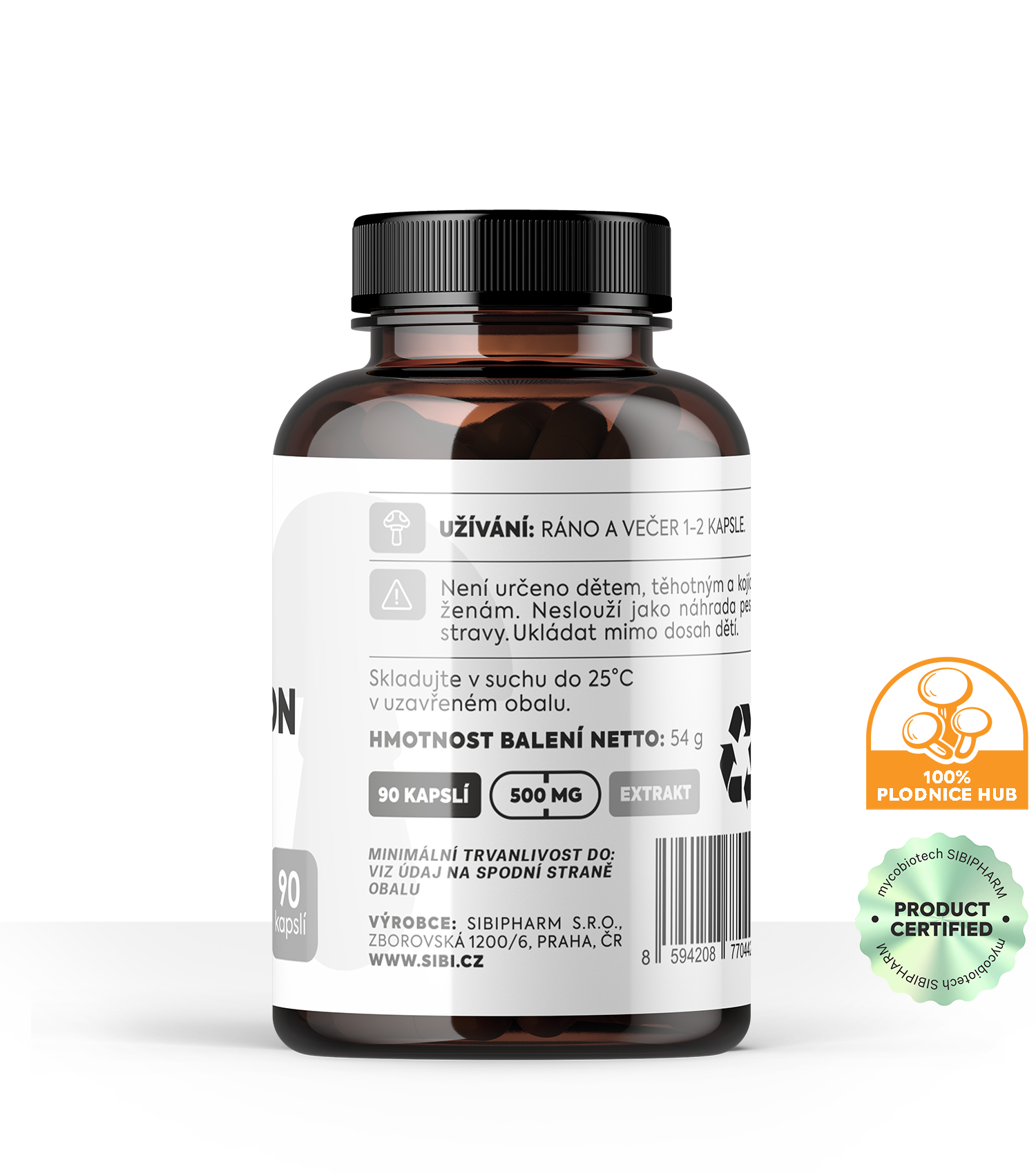 AGARICON EXTRAKT 90 KAPSLÍ 500 mg
