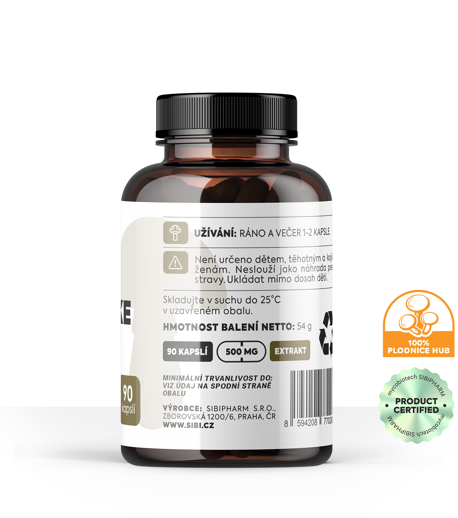 MAITAKE EXTRAKT 90 KAPSLÍ 500 mg 