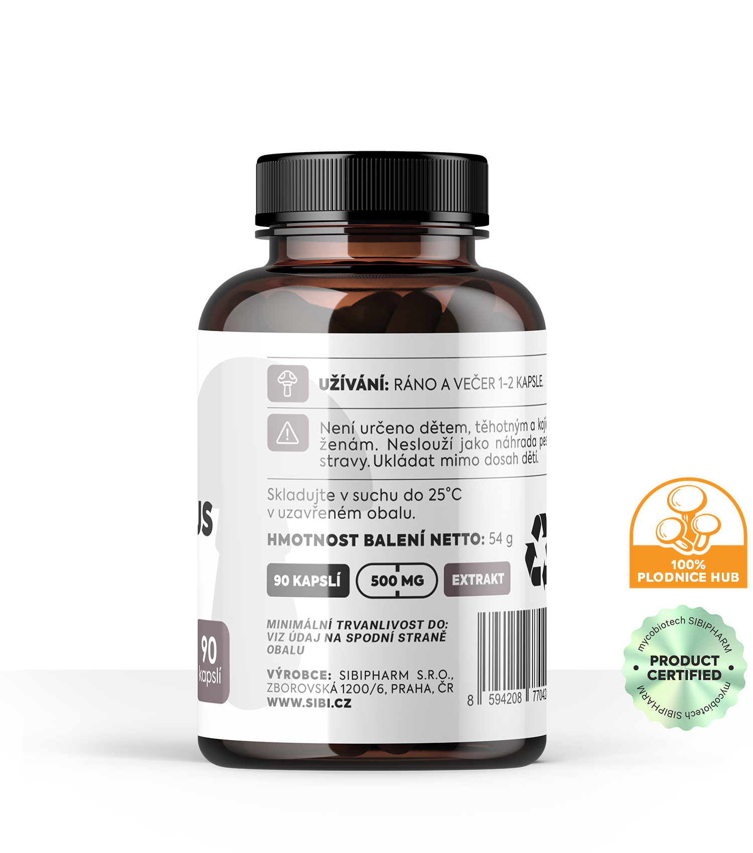 COPRINUS EXTRAKT 90 KAPSLÍ 500 mg