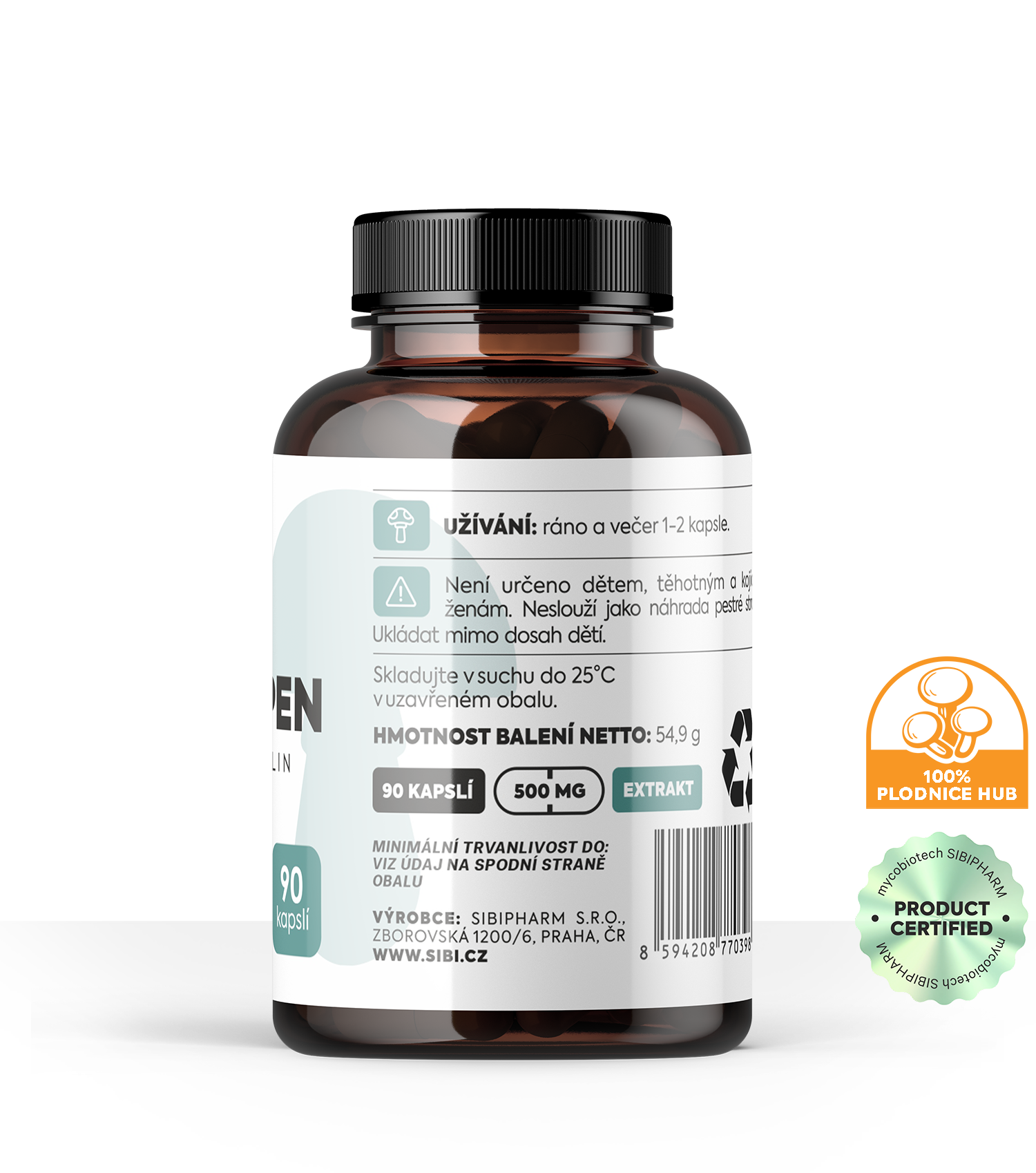 TRITERPEN 10% EXTRAKT 90 KAPSLÍ 500 mg