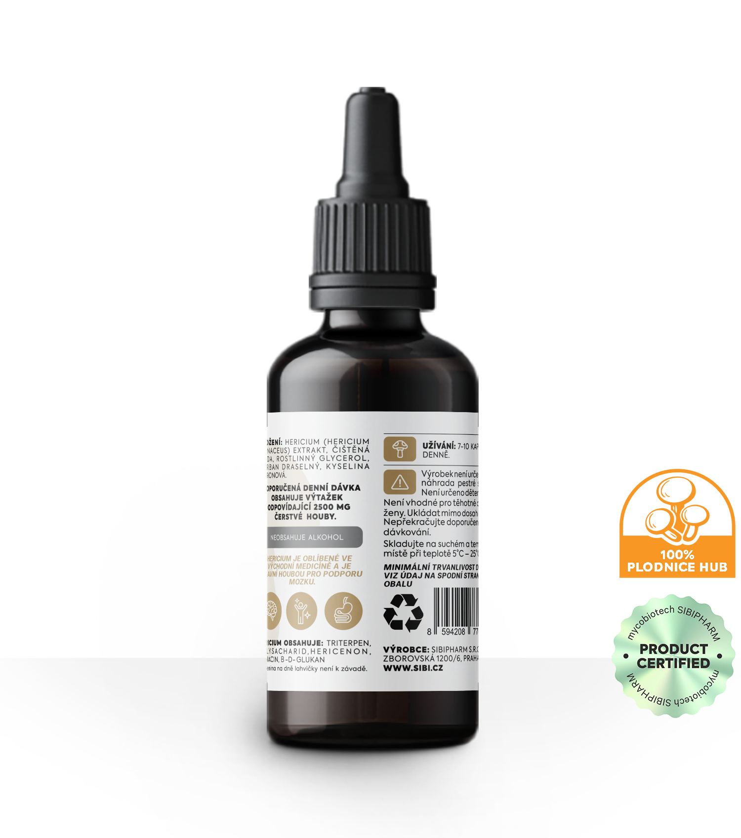 HERICIUM EXTRAKT DVOJITÝ TINKTURA 100 ml