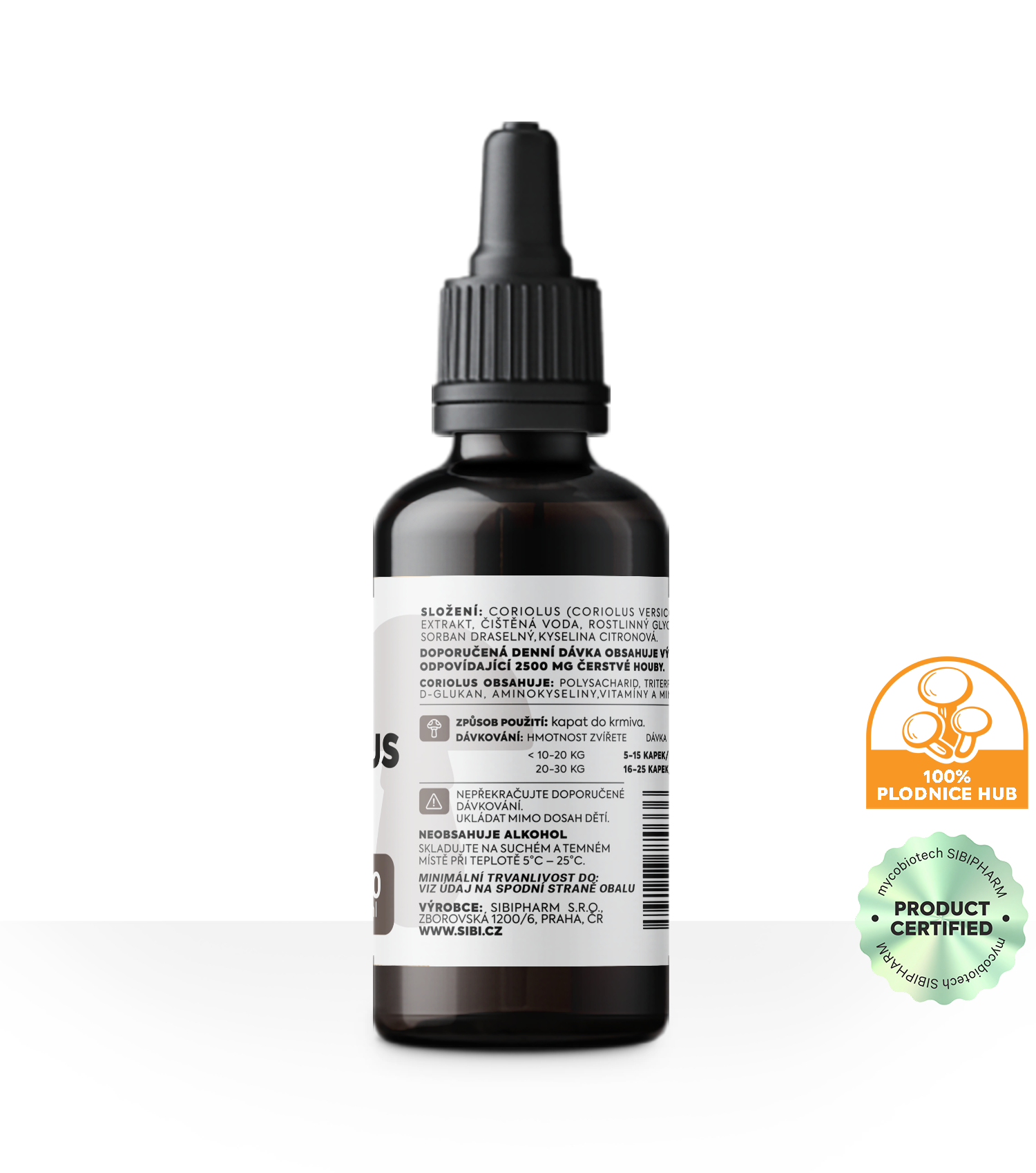 CORIOLUS EXTRAKT TINKTURA 50 ml