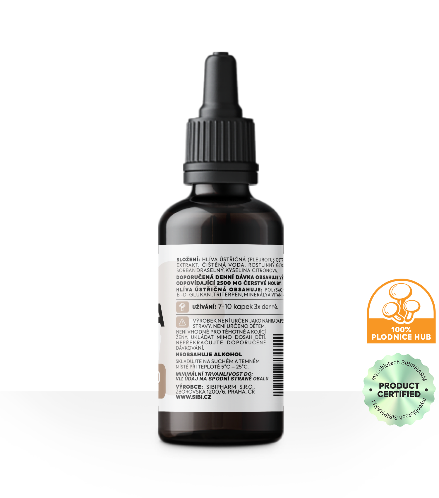 HLÍVA ÚSTŘIČNÁ EXTRAKT TINKTURA 50 ml