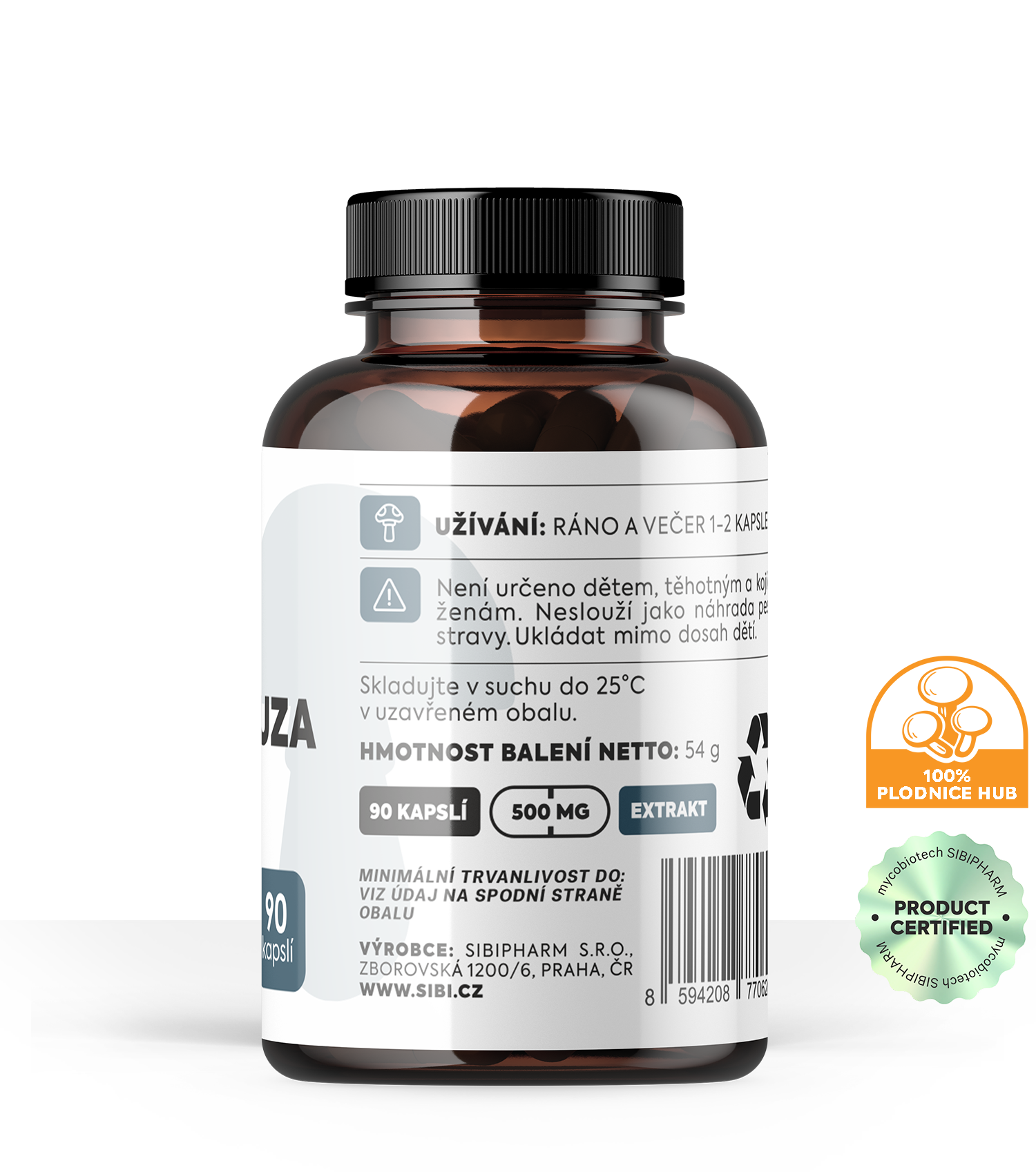 ANDROPAUZA KOMPLEX HOUBOVÉ EXTRAKTY 90 KAPSLÍ 500 mg