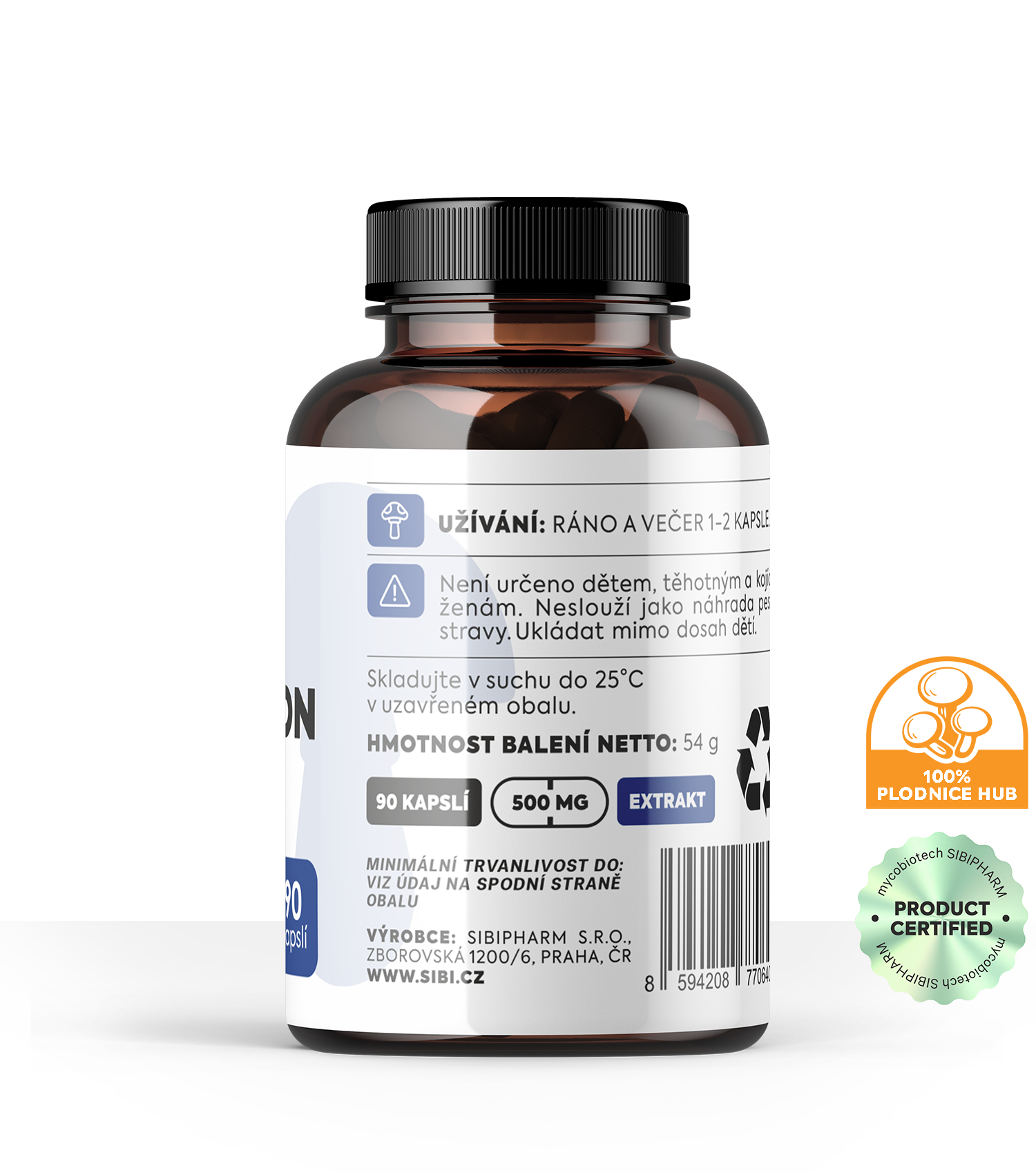 PROSTATON KOMPLEX HOUBOVÉ EXTRAKTY 90 KAPSLÍ 500 mg