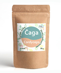 ČAGA & CORDYCEPS prášek 50 g