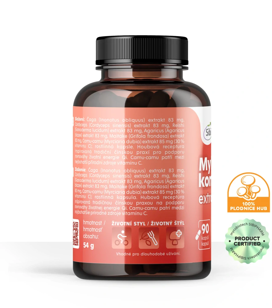 MYKO KOMPLEX houbové extrakty 90 kps 500 mg