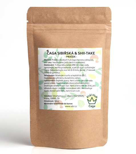 ČAGA & SHIITAKE prášek 50 g