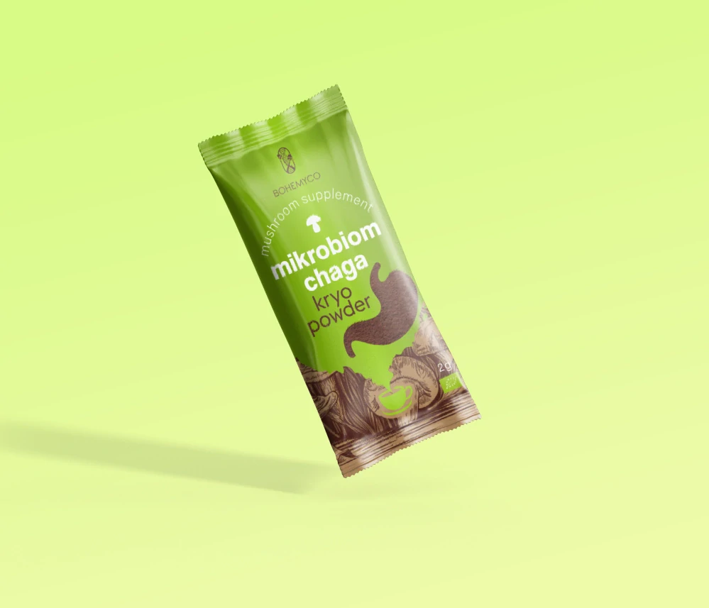 ČAGA BIO FINSKÁ kryo prášek 15 x 2 g