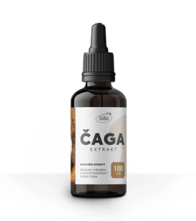 ČAGA EXTRAKT DVOJITÝ TINKTURA  100 ml HOŘKÁ CHUŤ